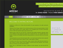 Tablet Screenshot of antracmotors.co.uk